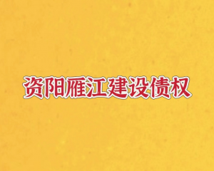 2024资阳市雁江建投水务有限公司债权资产拍卖定融产品安全正常兑付与风险违约解读